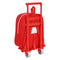 Schoolrugzak met Wielen Sevilla Fútbol Club Rood (22 x 27 x 10 cm)