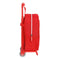 Schoolrugzak met Wielen Sevilla Fútbol Club Rood (22 x 27 x 10 cm)