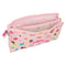 Pennenetui met 2 vakken Princesses Disney Summer adventures Roze 22 x 12 x 3 cm