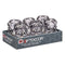 Kaarshouder Microbolletjes Grijs Kristal 8,4 x 12,5 x 8,4 cm (12 Stuks)