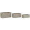 Plantenbak Home ESPRIT Beige Magnesium Decapé 74,5 x 37,5 x 37,5 cm