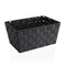 Mand Versa Groot Donker grijs Textiel (20 x 15 x 30 cm)