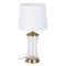 Bureaulamp Synthetisch materiaal Gouden Metaal 35 x 35 x 69 cm