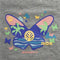 T-Shirt met Korte Mouwen voor kinderen Rox Butterfly Lichtgrijs Maat 10 Jaar