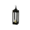 Lykta DKD Home Decor Zwart Aluminium Kristal 16 x 16 x 55 cm
