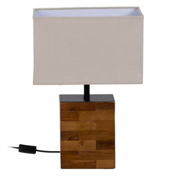 Lamp Bruin Crème 60 W 35 x 18 x 51 cm