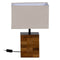 Lamp Bruin Crème 60 W 35 x 18 x 51 cm
