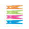 Kledinghaken Multicolour Plastic 24 Onderdelen Set (24 Stuks)