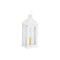 Lykta Home ESPRIT Wit Kristal Ijzer Shabby Chic 20 x 20 x 55 cm (3 Onderdelen)