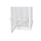 Lykta Home ESPRIT Wit Kristal Ijzer Shabby Chic 20 x 20 x 55 cm (3 Onderdelen)