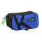 Pennenetui met 3 vakken Kelme Royal Blauw Zwart 21,5 x 10 x 8 cm