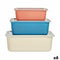 Set opbergbakjes Bamboe Melamine (6 Stuks)
