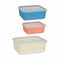 Set opbergbakjes Bamboe Melamine (6 Stuks)