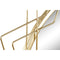 Wandspiegel Home ESPRIT Gouden Metaal Kristal 80 x 2,5 x 80 cm 80 x 2,50 x 80 cm