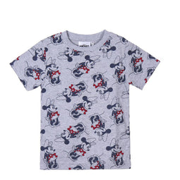 T-Shirt met Korte Mouwen voor kinderen Minnie Mouse Grijs Maat 3 Jaar