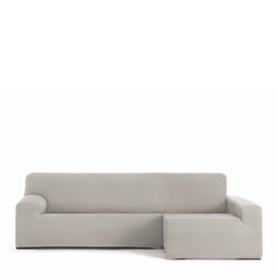 Hoes voor chaise longue met lange armleuning rechts Eysa BRONX Beige 170 x 110 x 310 cm