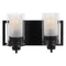 Wandlamp Zwart Kristal Ijzer A 220-240 V 36 x 17 x 21 cm