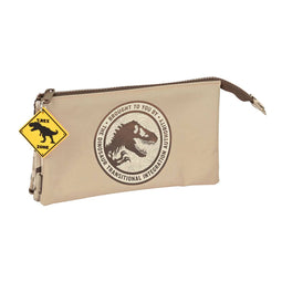 Schoolpennenzak Jurassic World Dominion Bruin (22 x 12 x 3 cm)