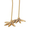 Kaarshouder 25,5 x 20 x 68,5 cm Gouden Metaal