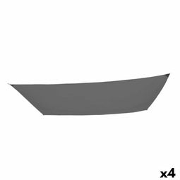 Schaduwdoeken Aktive Driehoekig Grijs 300 x 0,5 x 400 cm (4 Stuks)