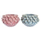Vaas DKD Home Decor 22 x 22 x 13 cm Bloem Roze Turkoois Keramiek 20 x 20 x 13 cm Mediterrane (2 S...