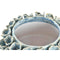 Vaas DKD Home Decor 22 x 22 x 13 cm Bloem Roze Turkoois Keramiek 20 x 20 x 13 cm Mediterrane (2 S...