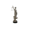 Decoratieve figuren Home ESPRIT Gouden Zilverkleurig Neoklassiek 20 x 18,5 x 62 cm (2 Stuks)