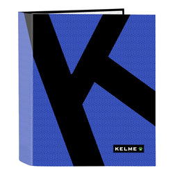 Ringmap Kelme Royal Blauw Zwart A4 27 x 33 x 6 cm