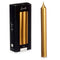 Kaarsenset Gouden 2 x 2 x 20 cm (12 Stuks)