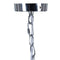 Plafondlamp 63,5 x 60,5 x 91 cm Kristal Metaal Zilver
