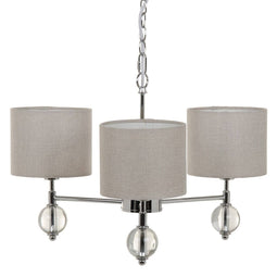 Plafondlamp 58 x 58 x 73 cm Metaal Zilver