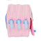 Pennenetui met 3 vakken Benetton Pink Roze 21,5 x 10 x 8 cm