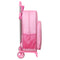 Schoolrugzak met Wielen Barbie Girl Roze 33 x 42 x 14 cm