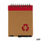 Spiraalnotitieblok met Pen Gerecycled karton 1 x 10 x 13 cm (24 Stuks)