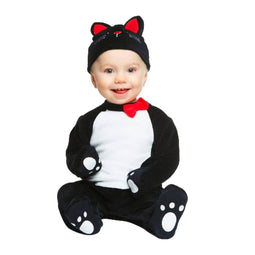 Kostuums voor Baby's My Other Me Zwart Kat (2 Onderdelen) Maat 12-24 Maanden