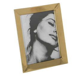 Fotolijsten Gouden Roestvrij staal Kristal 26,5 x 31,5 cm
