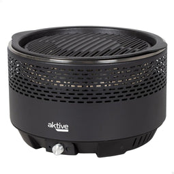 Barbecue Draagbare Aktive Rond Rook-vrij Zwart Roestvrij staal Ijzer 34 x 21,5 x 34 cm