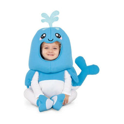 Kostuums voor Baby's My Other Me Walvis (3 Onderdelen) Maat 0-6 Maanden