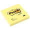 Zelfklevende briefjes Post-it 76 x 76 mm Geel (2 Stuks)
