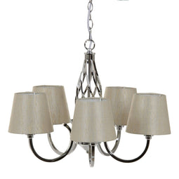 Plafondlamp 36 x 36 x 110 cm Metaal Zilver