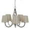 Plafondlamp 36 x 36 x 110 cm Metaal Zilver
