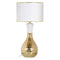 Bureaulamp 34 x 34 x 51 cm Keramisch Gouden Wit