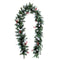 Kerstkrans PVC Wit Rood Groen Ananas 270 x 28 x 14 cm