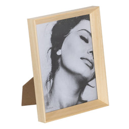 Fotolijsten Beige Hout Kristal 17 x 2,5 x 22 cm