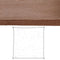 Schaduwdoeken Zonnetent 5 x 5 m Chocolade Polyethyleen 500 x 500 x 0,5 cm