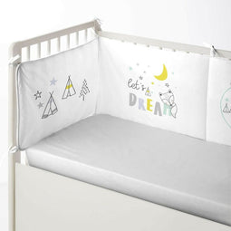 Wiegbeschermer Cool Kids Let's Dream (60 x 60 x 60 + 40 cm)
