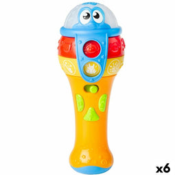 Toy microphone Winfun 7,5 x 19 x 7,8 cm (6 Stuks)