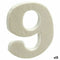 Decoratieve figuren Cijfer 9 12 Stuks (2 x 15 x 10 cm)
