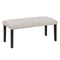 Kruk 115 x 44 x 43 cm Beige Hout