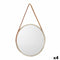 Wandspiegel Bruin champagne Kristal Polyskin 45 x 45 x 3 cm (4 Stuks)